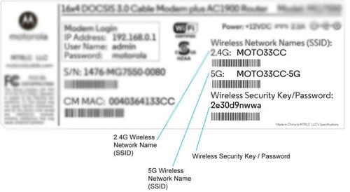 Network Security Key for Router