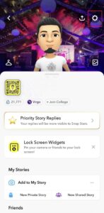 Profile Snapchat Support