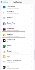 iPhone Snapchat Time Sensitive Notifaction