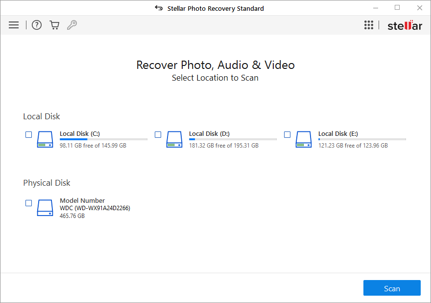 Stellar Photo Recovery