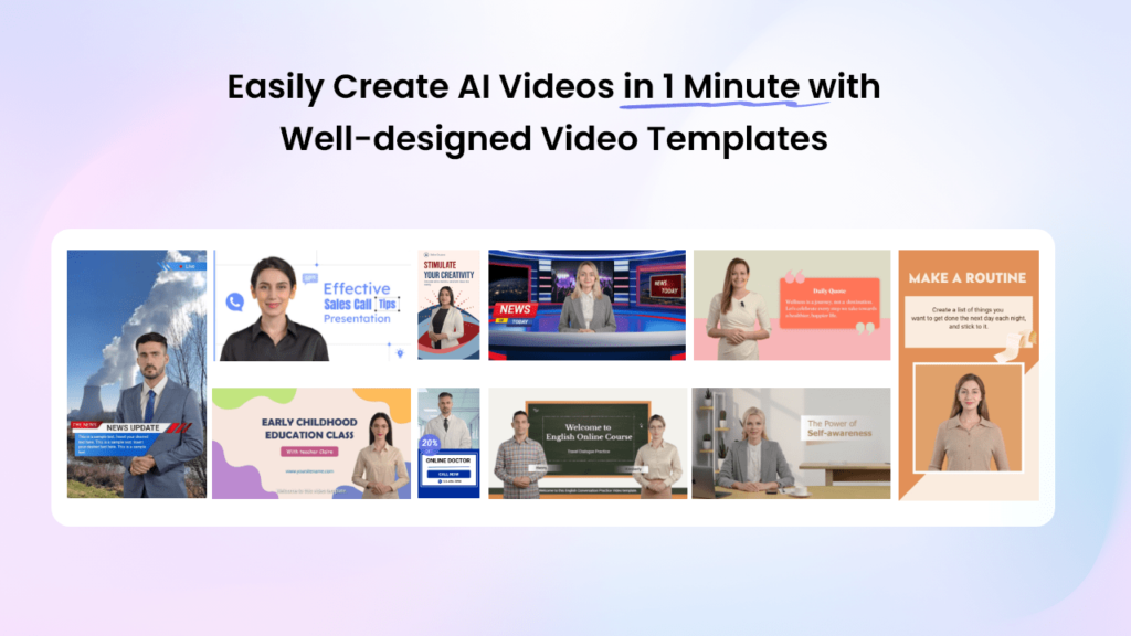 Vidnoz AI Templates