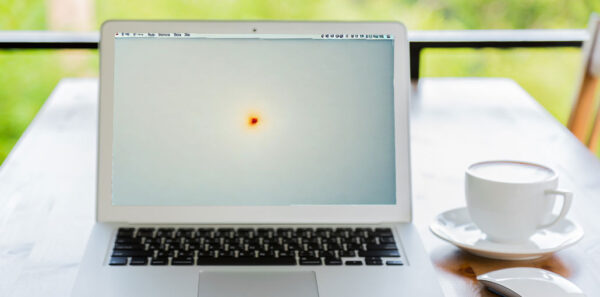Orange Spot on MacBook Screen