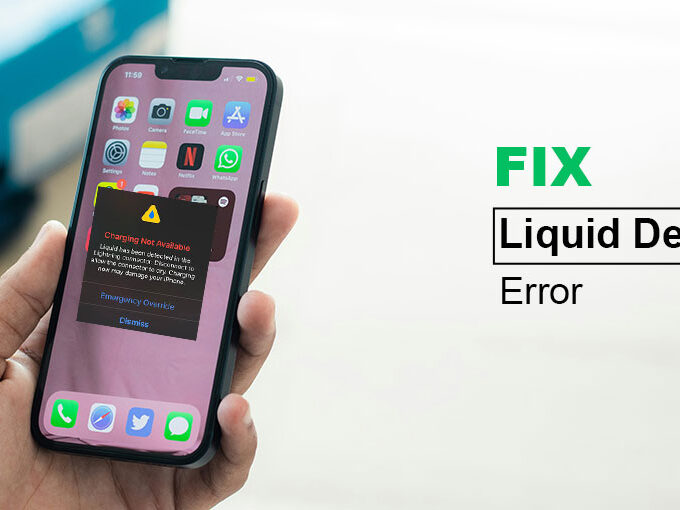 Liquid Detected in Lightning Connector