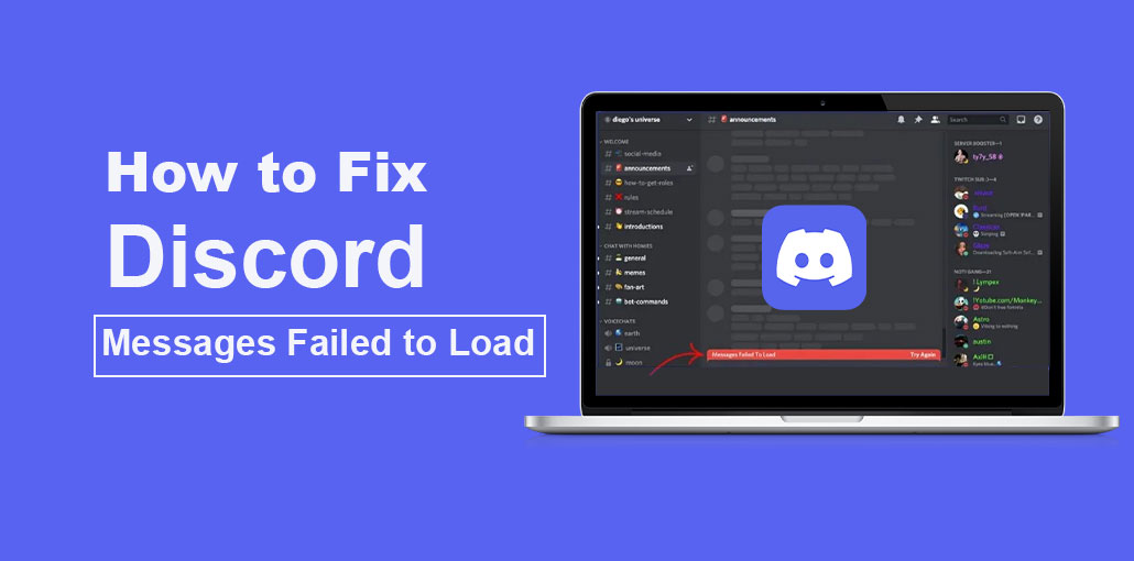 Discord Messages Failed to Load
