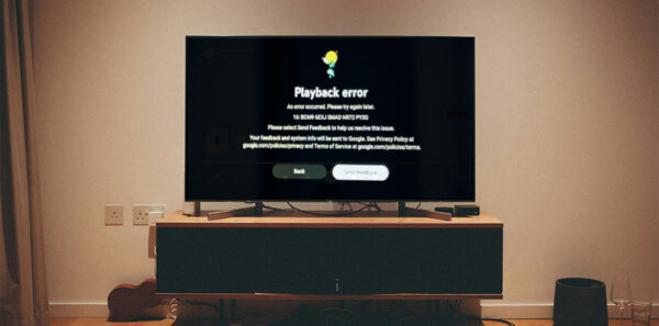 YouTube TV Playback Error