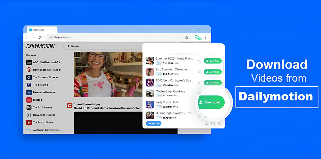 Dailymotion video downloader