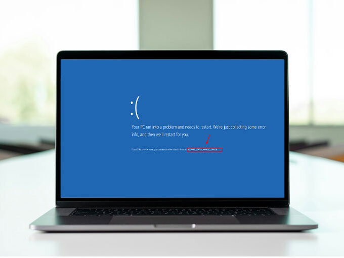 Kernel Data Inpage Error