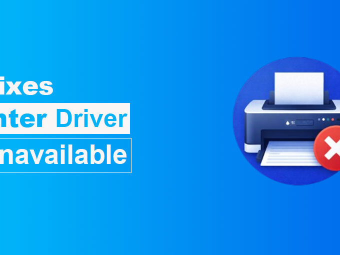 Printer Driver Is Unavailable