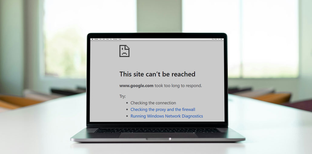This Site Can't Be Reached