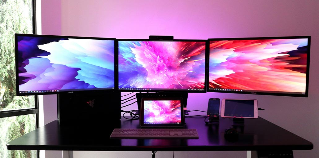 Triple Monitor Setup