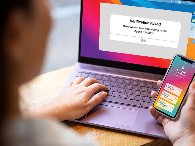 Error Connecting to Apple ID Server