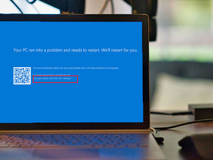 KMODE Exception Not Handled