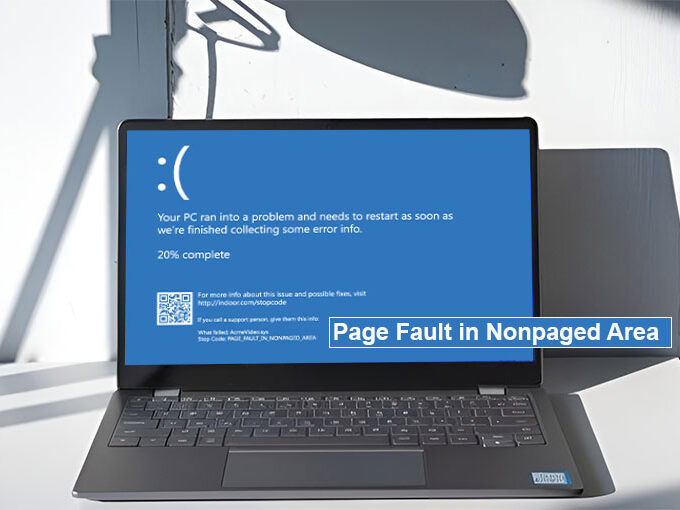 Page Fault in Nonpaged Area