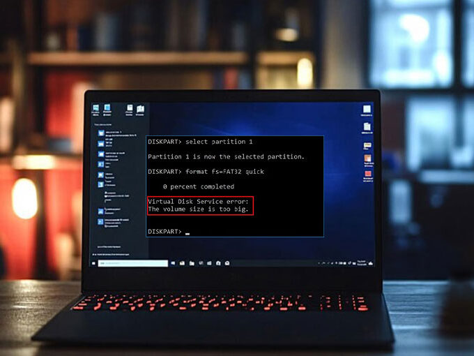 Virtual Disk Service Error