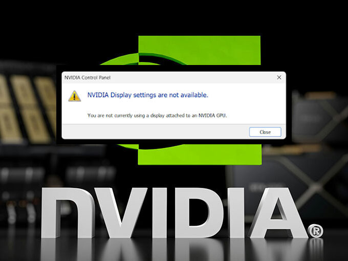 NVIDIA Control Panel not opening