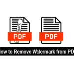 Remove Watermark from PDF