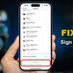 Sign Out is Not Available Due to Restrictions