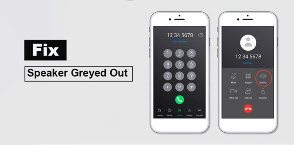 iPhone Speaker Greyed Out