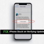 iPhone Stuck on Verifying Update