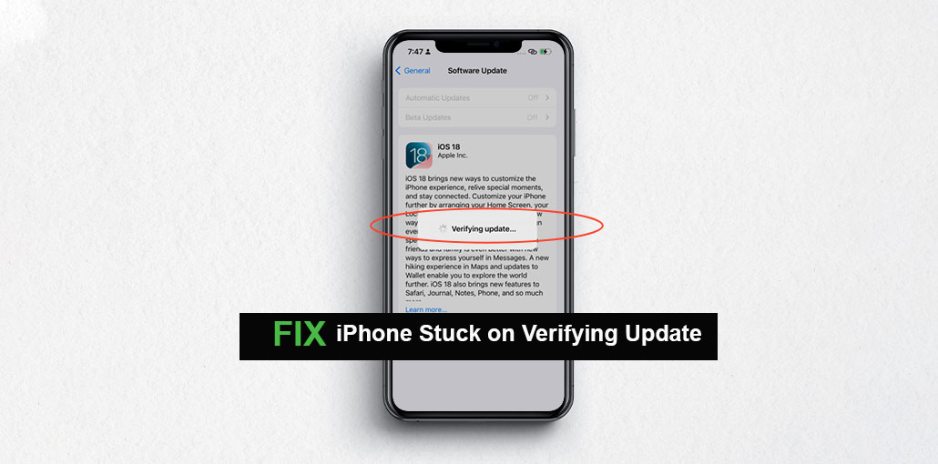 iPhone Stuck on Verifying Update