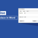 Find and Replace in Word