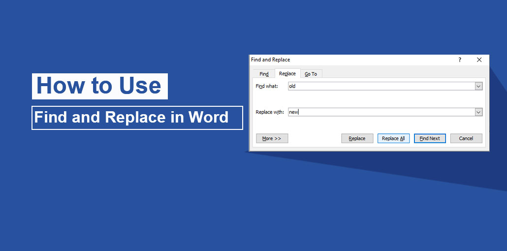 Find and Replace in Word