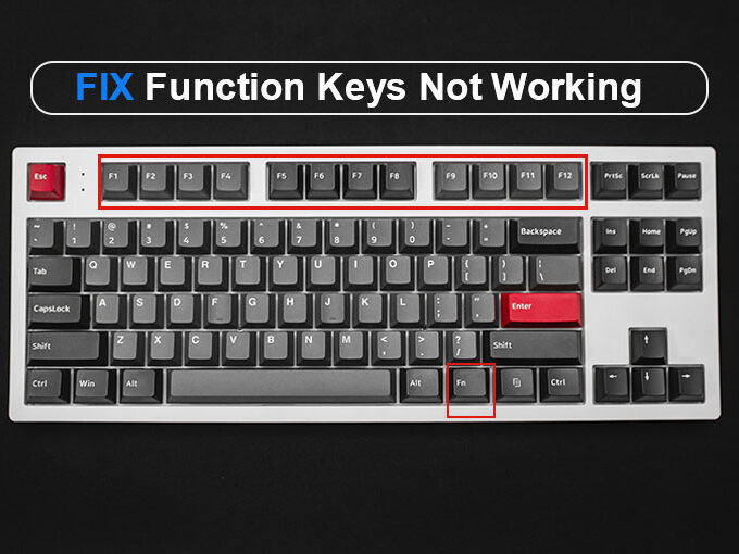 Function Keys Not Working