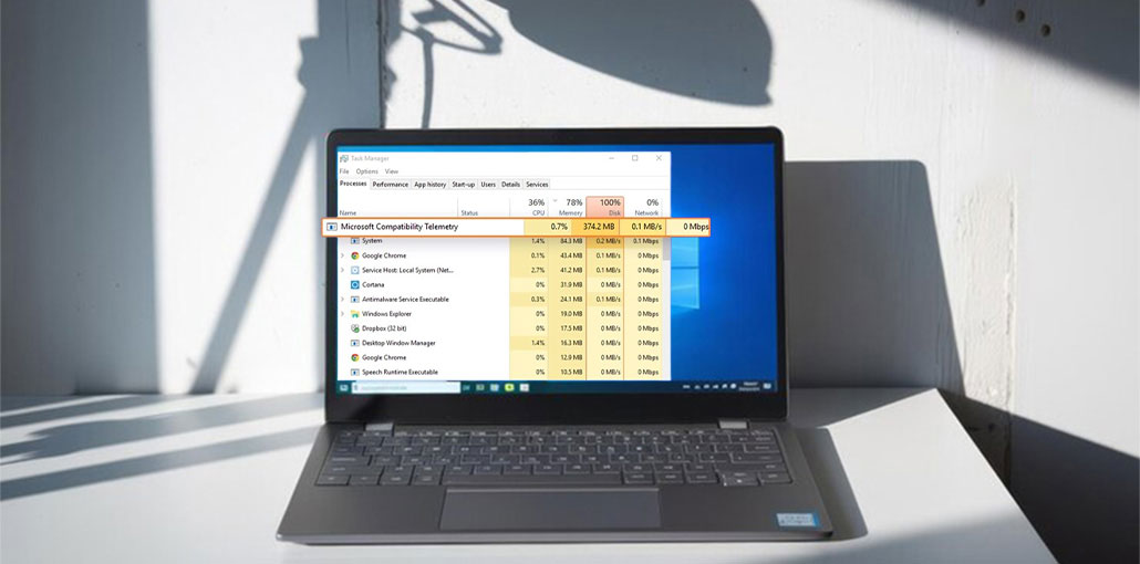 Microsoft Compatibility Telemetry High CPU