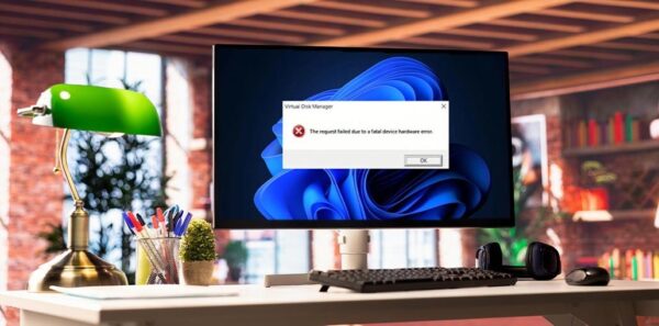 The Request Failed Due to a Fatal Device Hardware Error