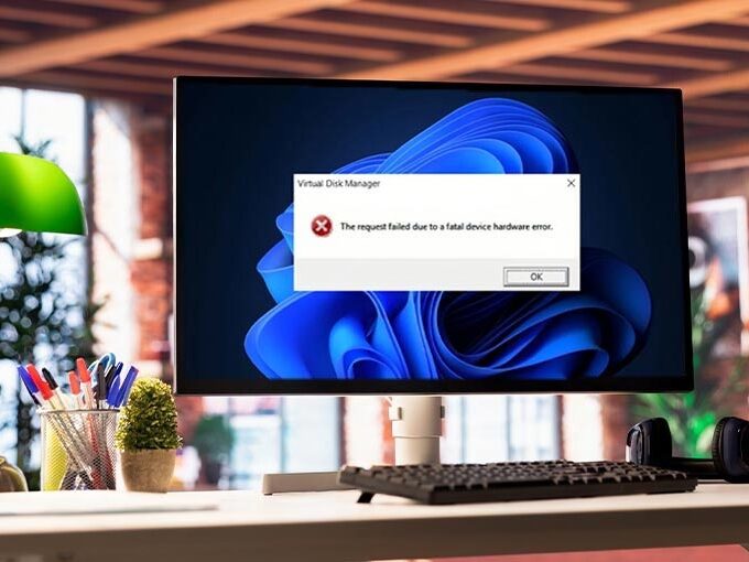 The Request Failed Due to a Fatal Device Hardware Error