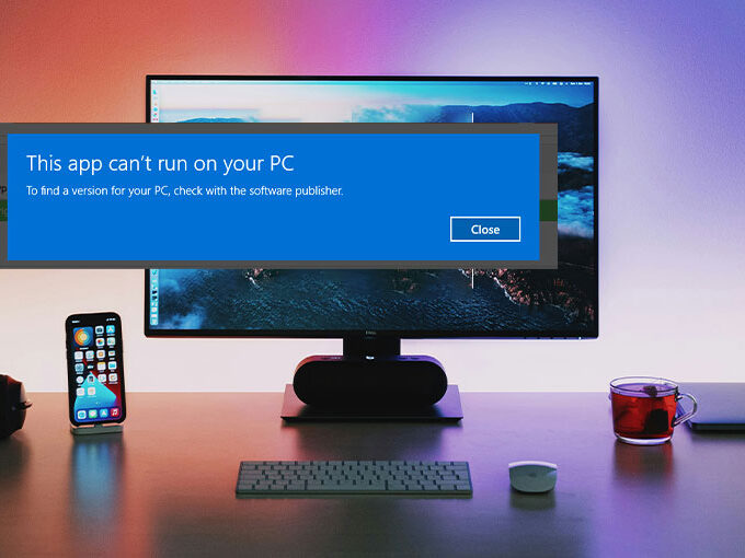 This App Can't Run on Your PC