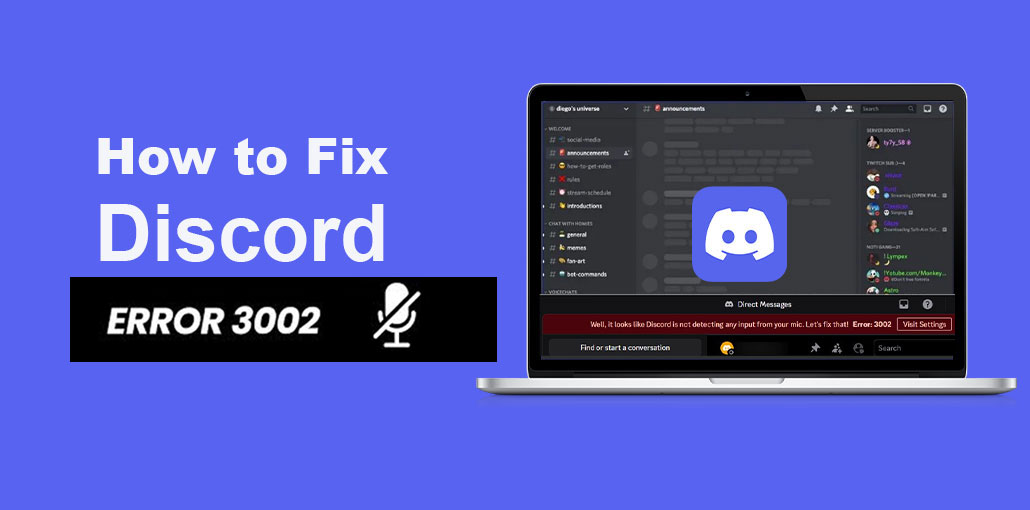 Discord Error 3002