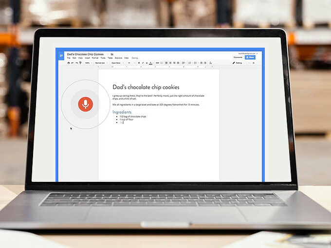 Google Docs Voice Typing