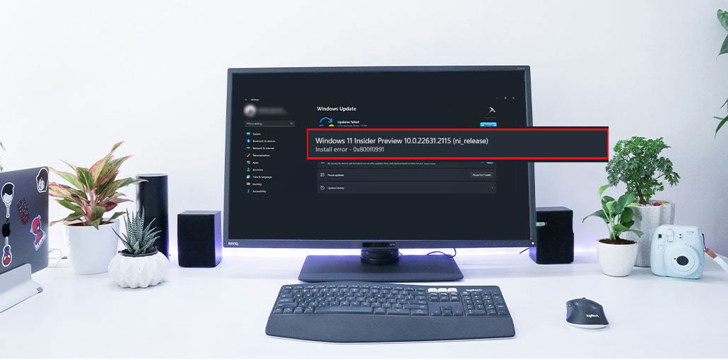 Install Error - 0x800f0991