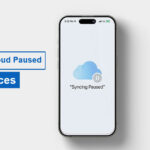 Syncing With iCloud Paused