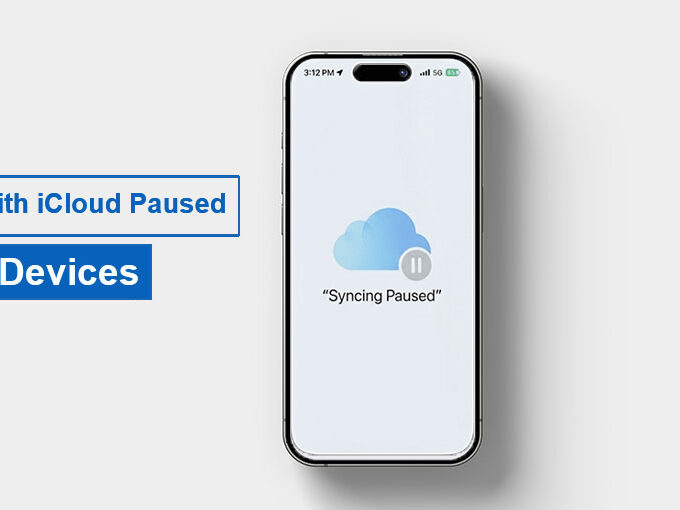 Syncing With iCloud Paused