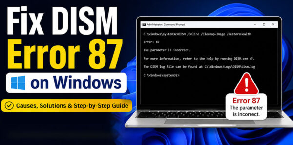 DISM Error 87