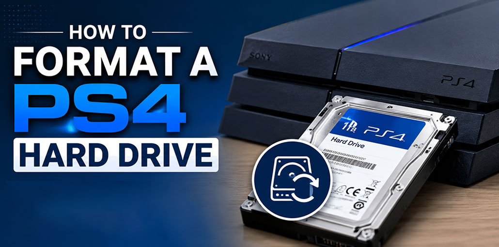 Format a PS4 Hard Drive