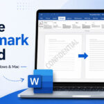 How to Remove Watermark in Word
