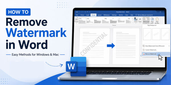 How to Remove Watermark in Word