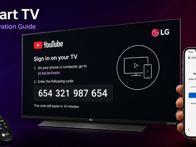 LG Smart TV YouTube Setup: Activate via yt.be/activate