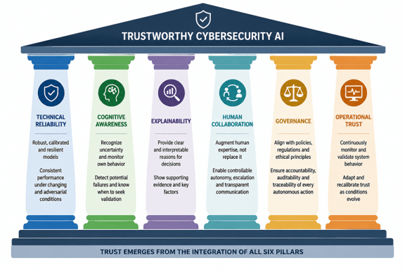 Pillars of Trustworthy Cybersecurity AI