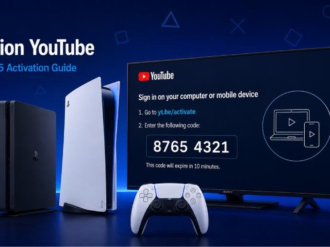 PlayStation YouTube Activate: PS3, PS4 & PS5 via yt.be/activate
