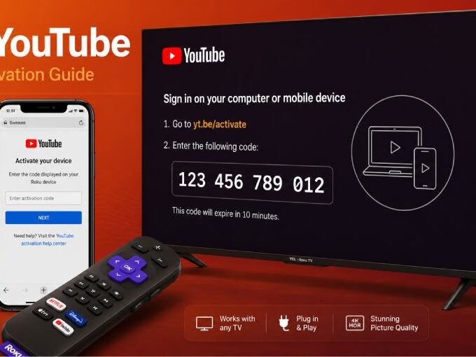Roku YouTube channel activation using yt.be/activate