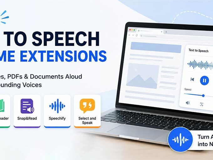 Text to Speech Chrome Extension