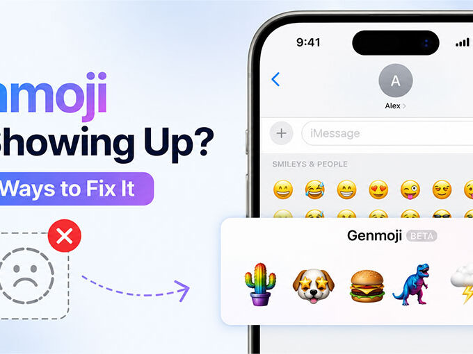 Genmoji not showing up