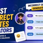 Incorrect Quotes Generator