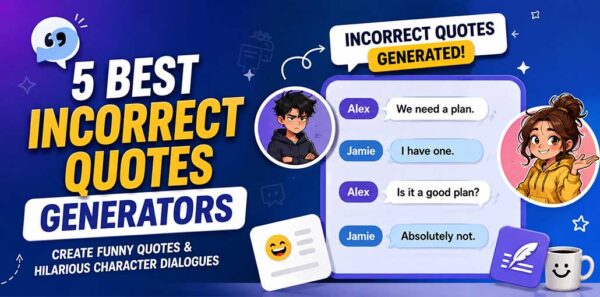 Incorrect Quotes Generator