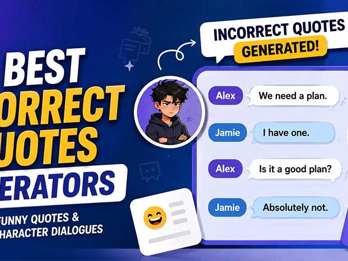 Incorrect Quotes Generator