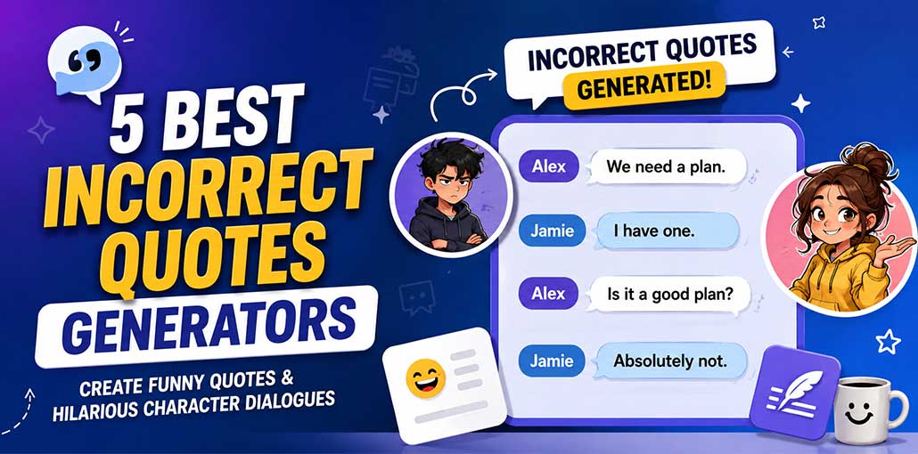 Incorrect Quotes Generator